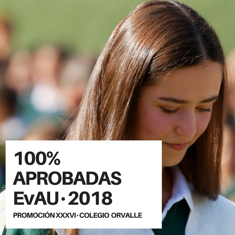 ¡100% aprobadas en la EvAU! 2018 ¡ENHORABUENA!