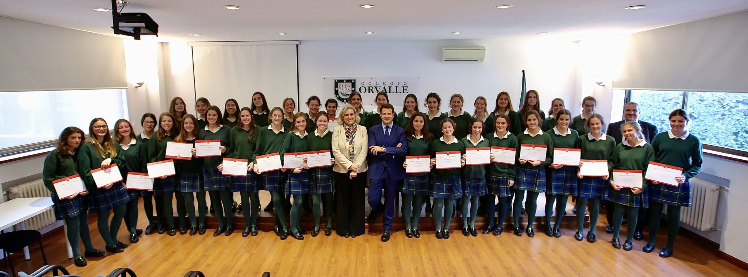 El 82% de las alumnas de 2º de Bachillerato recibe un reconocimiento por su esfuerzo durante la ESO