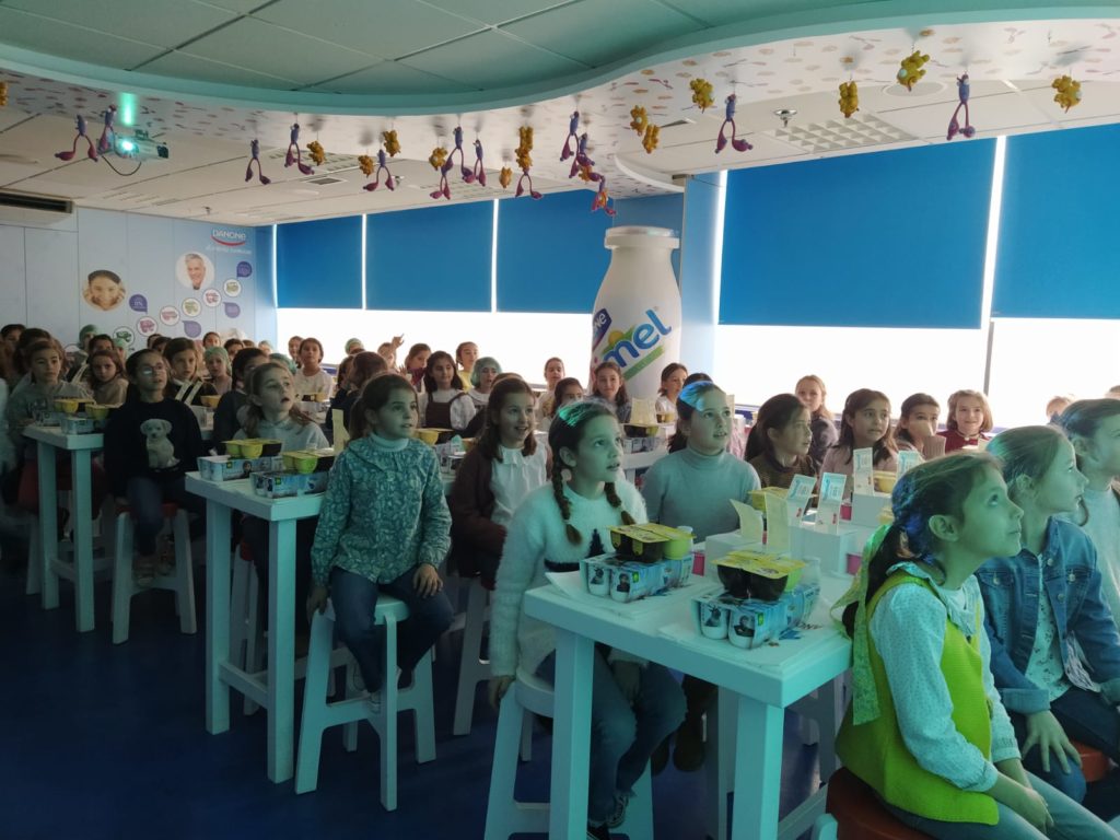 3º de Primaria en la Fábrica de Danone