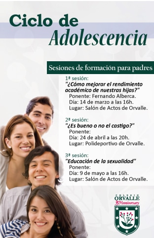 Ciclo de Adolescencia: sesiones de formación para padres