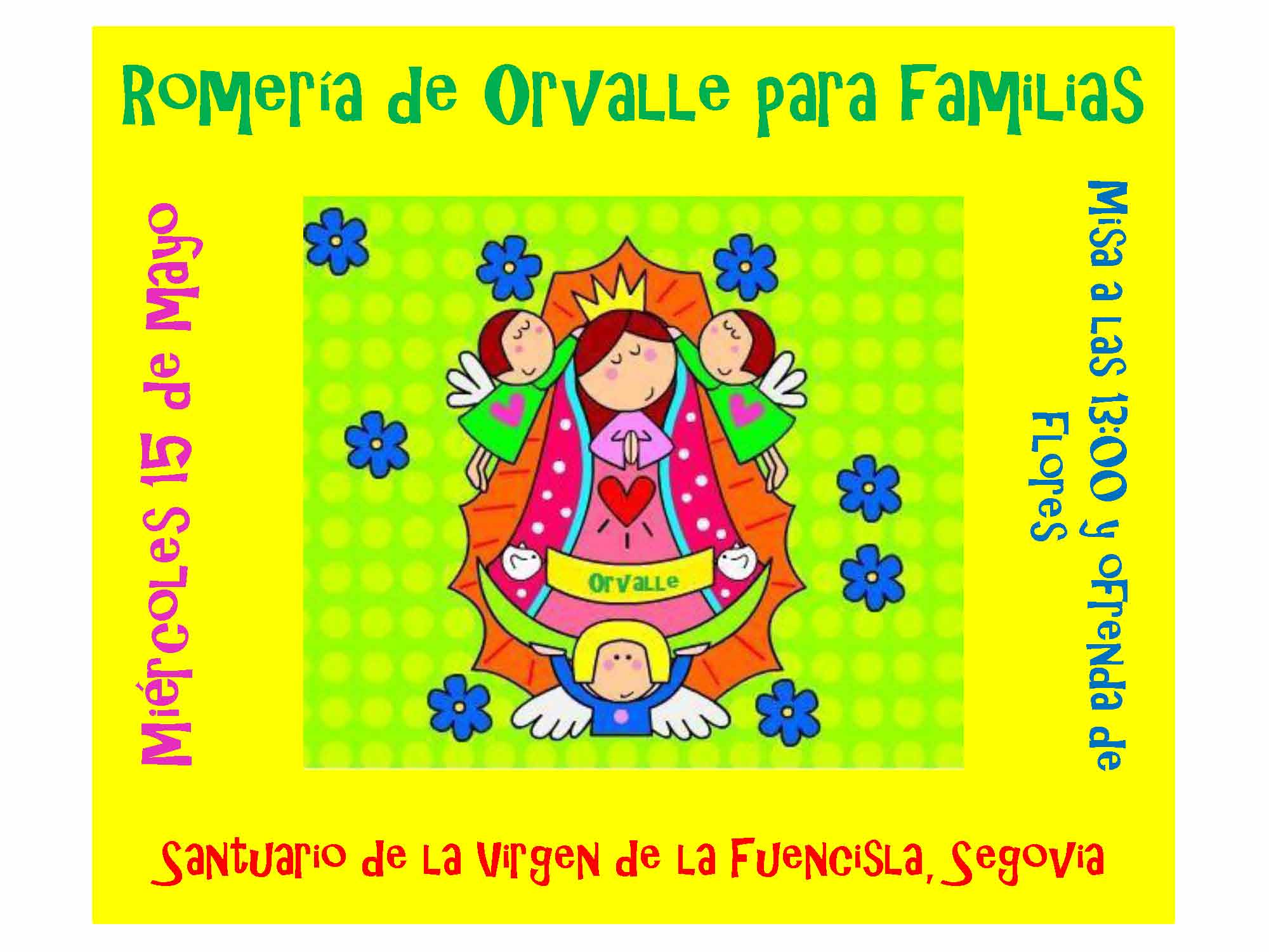 Cartel Romería Familias