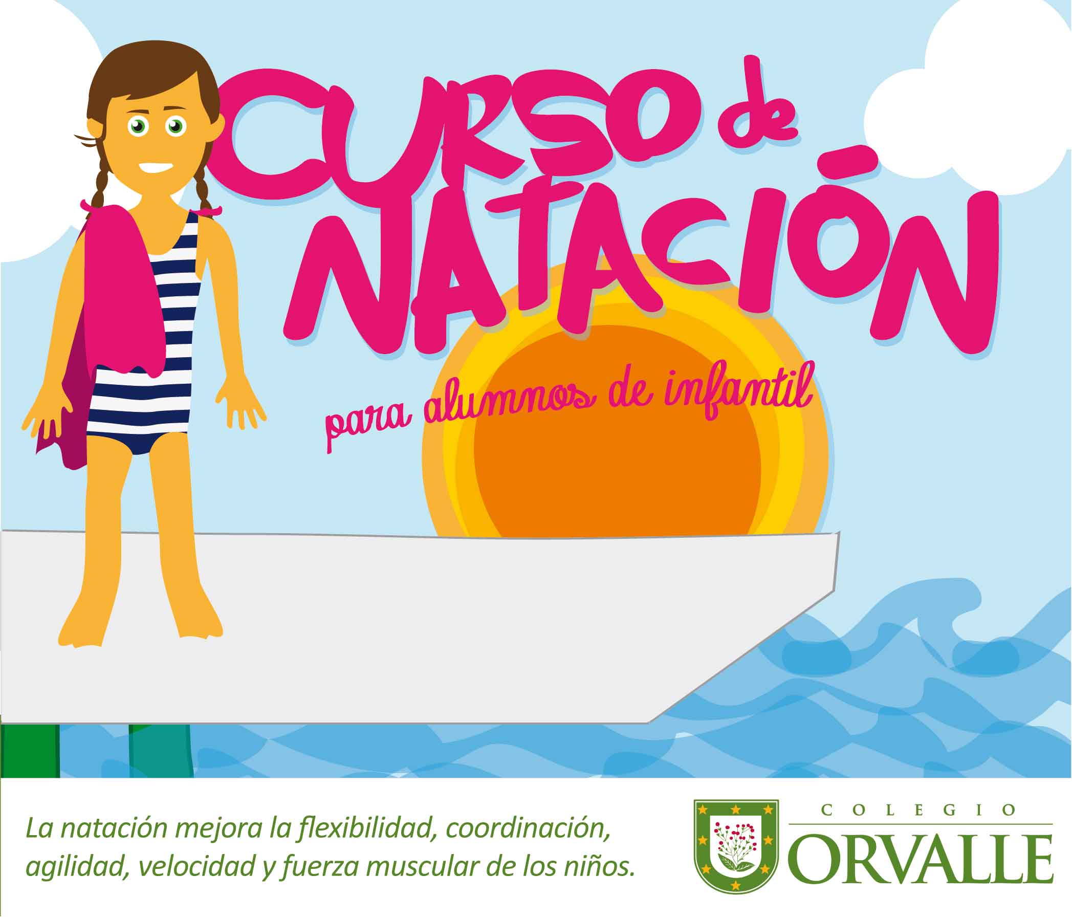 Colegio Orvalle: curso intensivo de natación