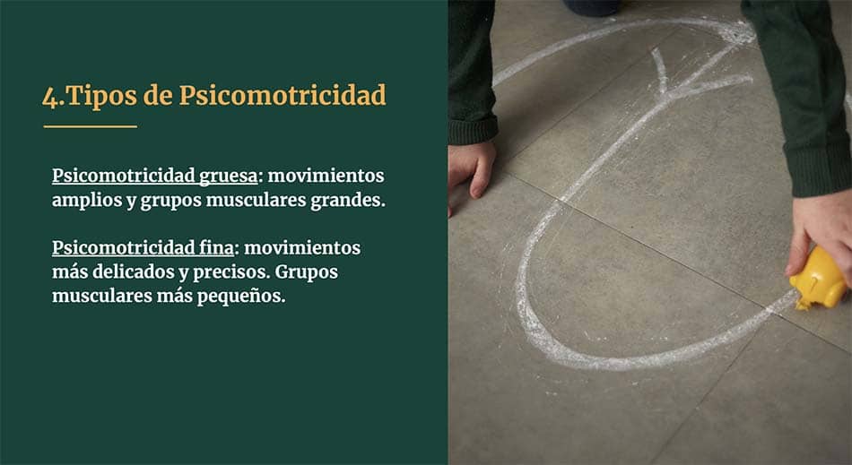 tipos de psicomotricidad en infantil