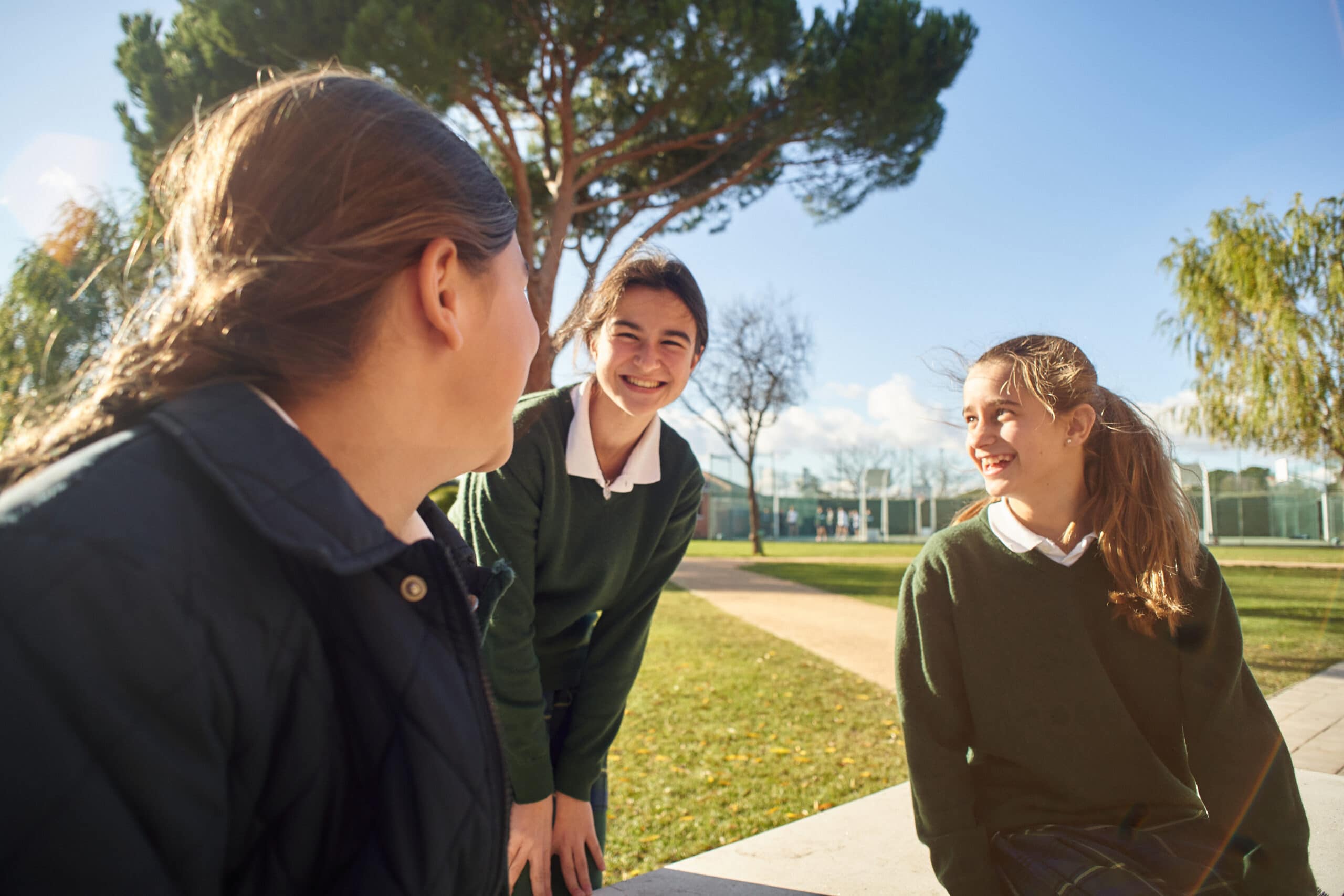 Alumnas en el Colegio Orvalle