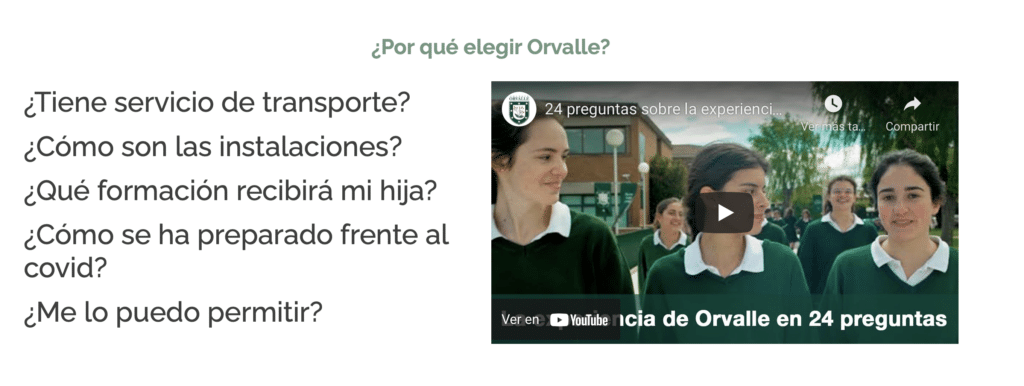 Nueve ideas para aprovechar la página web de Orvalle