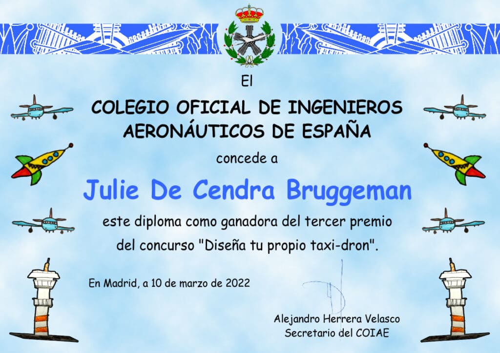 Dos alumnas entre las ganadoras del Concurso del Colegio de ingenieros Aeronáuticos