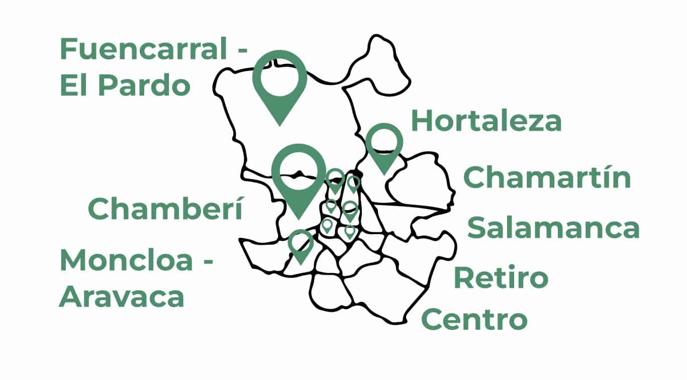 madrid ciudad mapa orvalle