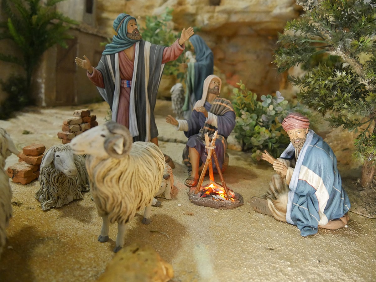 navidad pastores belen