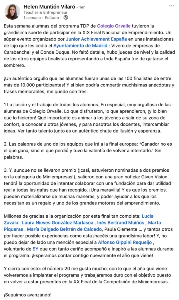 emprendimiento orvalle