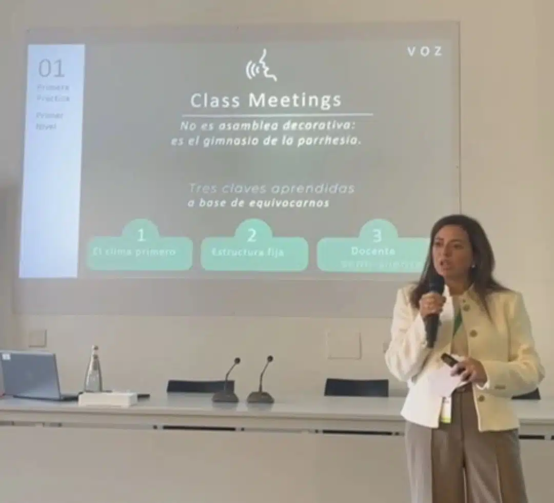 Orvalle comparte en Milán su experiencia pedagógica como ponente en la XI Jornada Europea de EASSE 6 easse claudia rivera